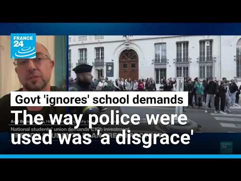 French student protests: 'There's been lack of investment in education for years now'