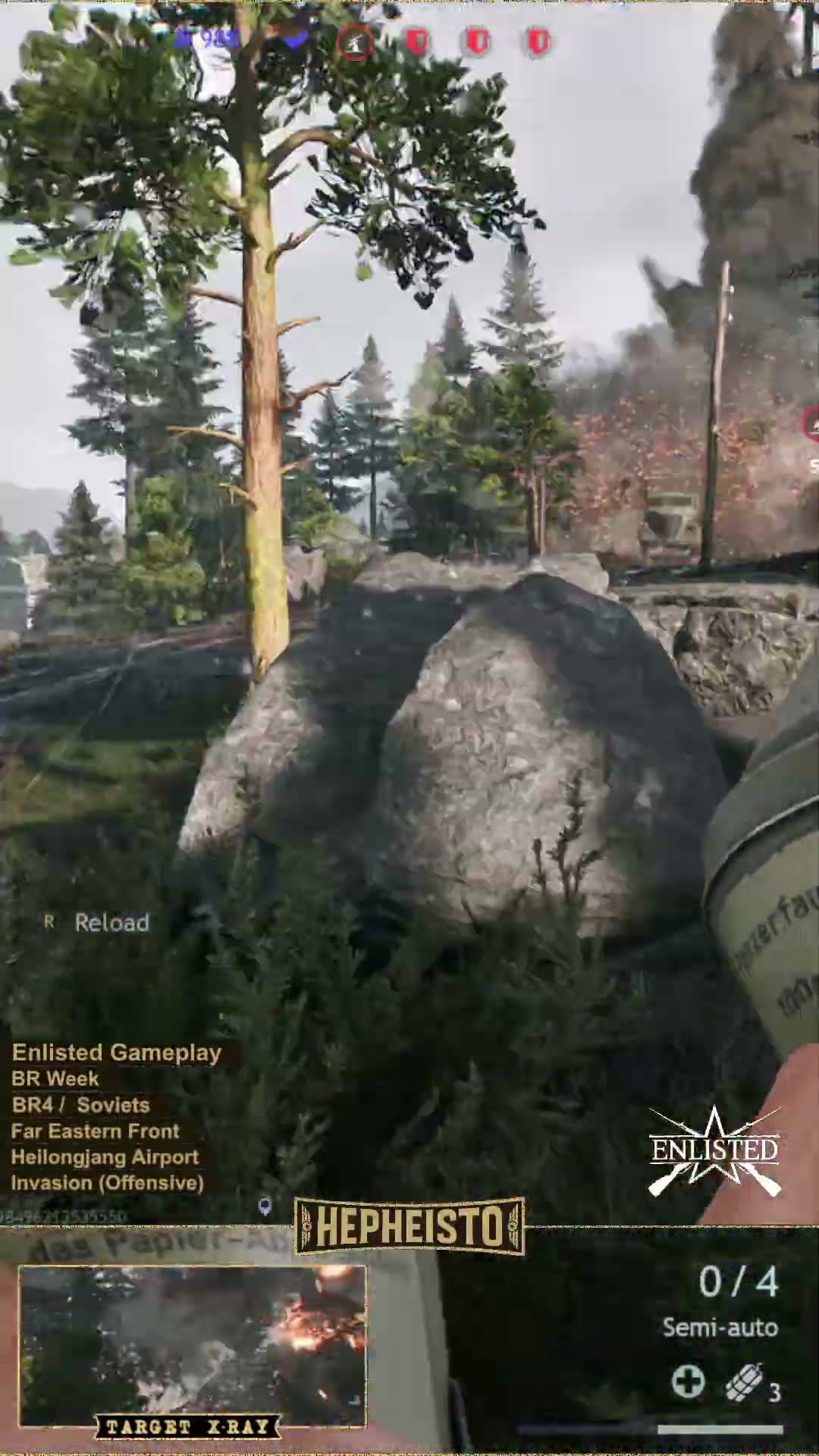 Anti Tank Gunner eliminates soldiers with Panzerfaust 100