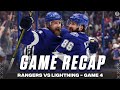 2022 NHL Playoffs: Lightning DOMINATE Rangers in Game 4, even series at 2-2 | CBS Sports HQ