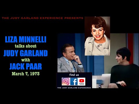 LIZA MINNELLI discusses JUDY GARLAND with JACK PAAR March 1973