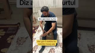 Diz ağrısı olanlar için masaj yöntemi #dizağrısı #kneepain