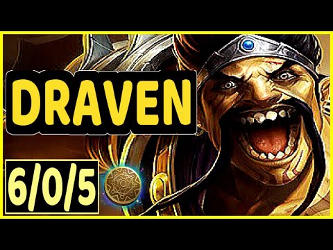 INNAXE (DRAVEN) vs EZREAL - 6/0/5 KDA BOTTOM ADC CHALLENGER GAMEPLAY - EUW