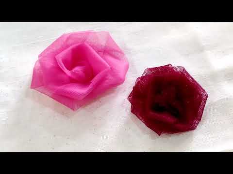 Rose flower making//sunit kala craft