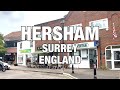 Hersham Street View, Surrey, UK, England 🇬🇧, 2022 4K HDR