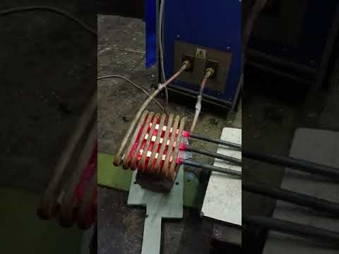 Steel induction bar heater, 10kw