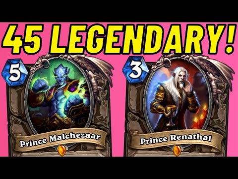 45 Legendary Prince Renathal Deck?! The BIGGEST Starting Deck EVER!!!