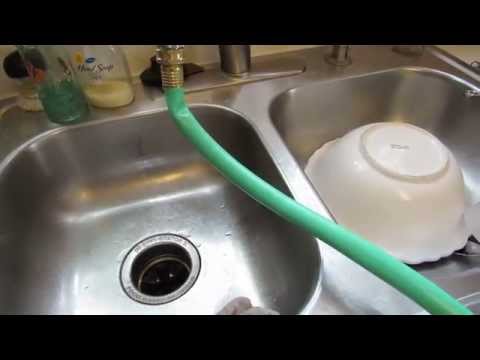 image-Can you connect a garden hose to a kitchen faucet?