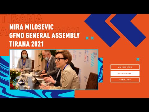 Mira Milosevic - Global Forum for Media Development (GFMD) General Assembly - Tirana 2021