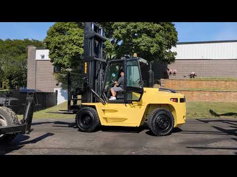 2014 Hyster H250HD2 25000lb Dual Drive Pneumatic Diesel Forklift STK 9299