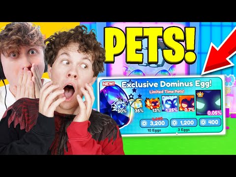 Vi Åbner De Vildeste EXCLUSIVE ÆG I Pet Simulator X I Roblox!