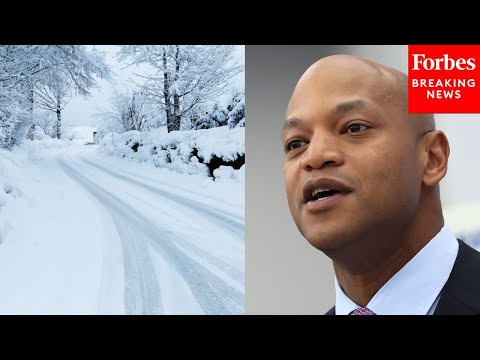 Maryland Gov. Wes Moore Provides An Update On Preparations For The Winter Storm