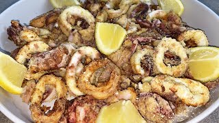 CALAMARI FRITTI IN FRIGGITRICE AD ARIA