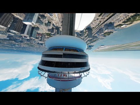 Toronto CN Tower FPV Drone Dive