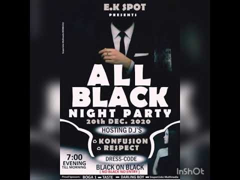 all Black Night party 🎉