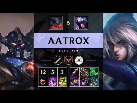 Aatrox Mid vs Talon - KR Grandmaster Patch 25.13
