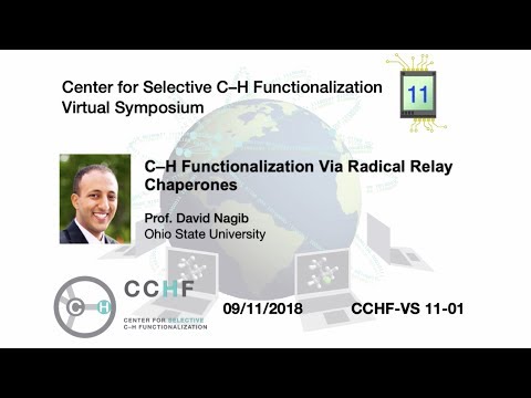 CCHF VS 11.1 - Prof. David Nagib | C–H Functionalization via Radical Relay Chaperones