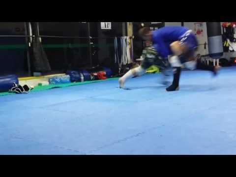 3月13日総合格闘技のスパーリング