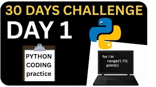 Download the video "Day 1 – Solve 5 Easy Python Problems | 30 Days Python Coding Practice Challenge"
