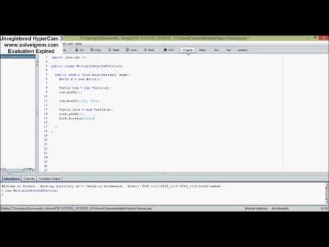 Using Multiple Objects Of The Same Class Java