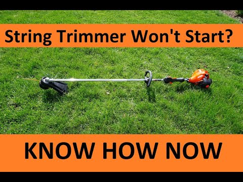 Echo SRM 225 String Trimmer Won't Start - Flooded