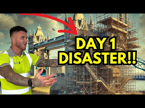 MONSTER TOWER BRIDGE SCAFFOLD BUILD - EPISODE 46