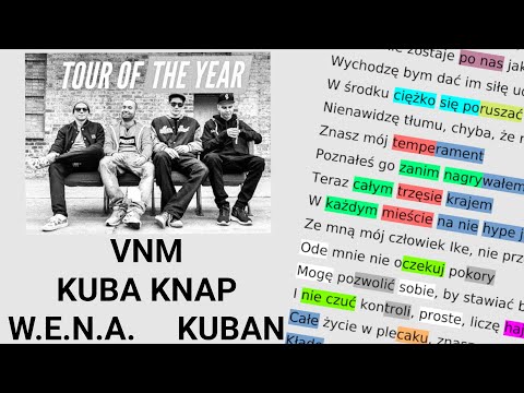 VNM & Kuba Knap & W.E.N.A. & Kuban - Tour Of The Year | Rym za rymem