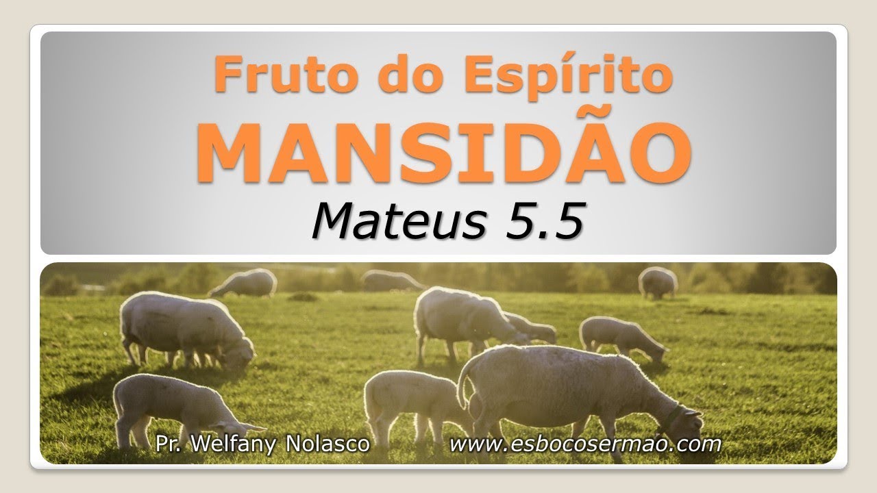 O Fruto do Espírito: MANSIDÃO