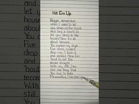 hit em up lyrics #hitemup #lyrics