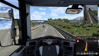Euro truck simulator 2 ただトレーラーを乗り回す #2
