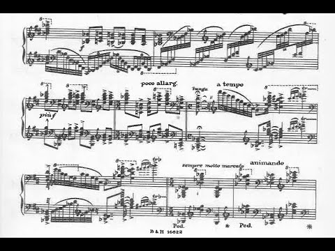 Ernest Bloch - Concerto Symphonique for Piano and Orchestra (1947-48) [Score-Video]