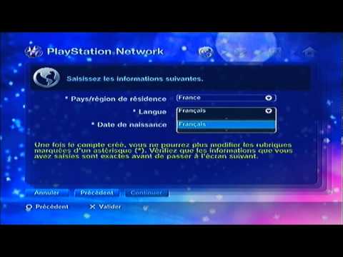 comment s'inscrire sony entertainment network ps3