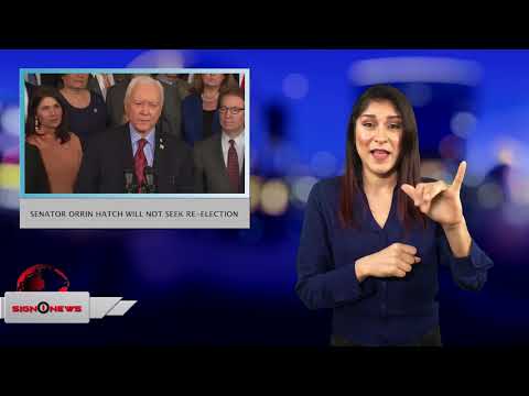 Senator Orrin Hatch will not seek re-election (ASL - 1.2.18)