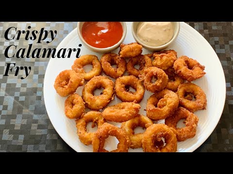 Crispy Calamari Fry | How To Make Calamari | Crispy Squid Fry | Seafood Recipe | How to Cook Squid