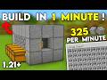 EASIEST AUTOMATIC STONE GENERATOR TUTORIAL In Minecraft Bedrock 1 21 MCPE JAVA PC