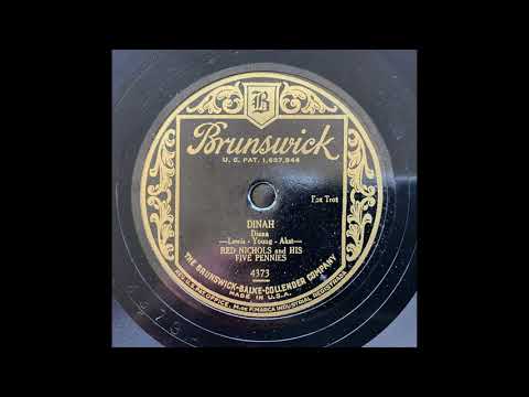 Dinah - Red Nichols & His Five Pennies (1929) (Benny Goodman, Jack Teagarden)