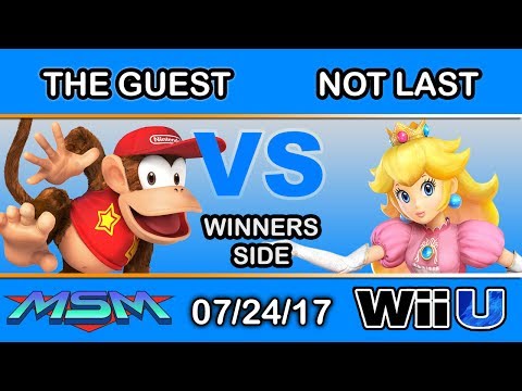 MSM 106 - The Guest (Diddy Kong) Vs. Not Last (Peach) Winners Side