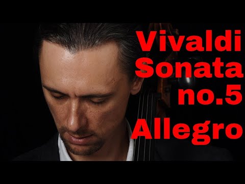 Vivaldi Sonata no 5 Allegro Suzuki Book 5 Fast and Slow Tempo | Practice with Cello Teacher
