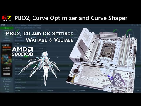 PBO2 Curve Optimizing with 9800X3D on ASUS Motherboard