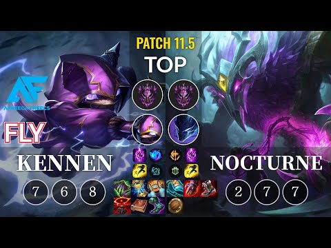 AF Fly Kennen vs Nocturne Top - KR Patch 11.5