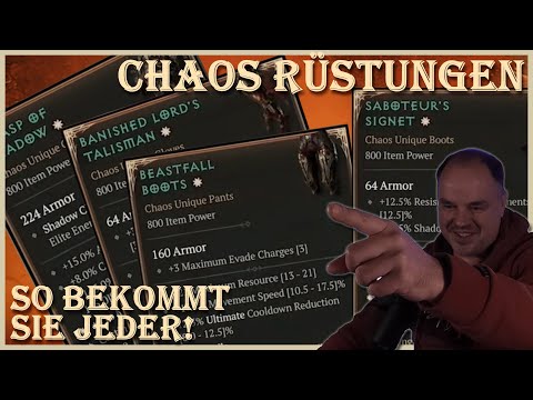 Diablo 4 | CHAOS ARMOR Items | How EVERYONE is guaranteed to get them