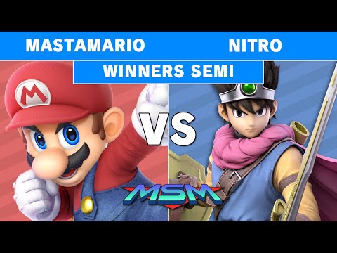 MSM 201 - POW | Mastamario (Mario) Vs Nitro (Hero, Joker) Winners Semis - Smash Ultimate