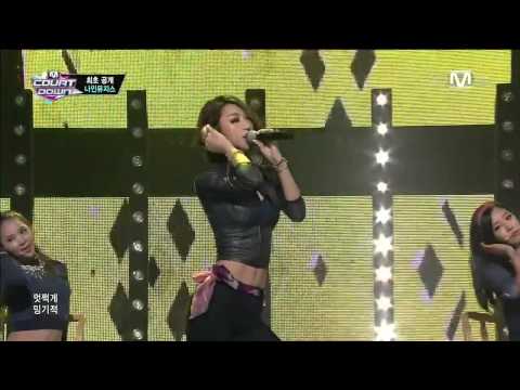 131010 Nine Muses - Intro & Gun @ M! Countdown [Comeback Stage]