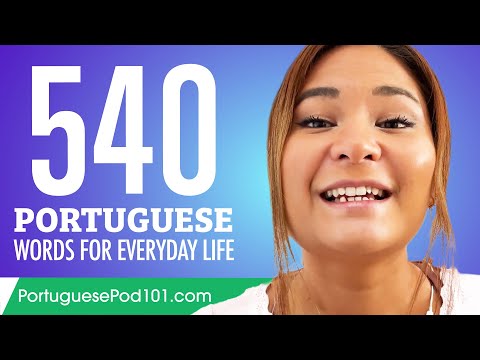 540 Portuguese Words for Everyday Life - Basic Vocabulary #27