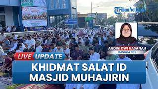 Salat Id Muhammadiyah di Pangkalpinang Meluber hingga ke Jalan, Tetap Khidmat Meski Jemaah Membludak