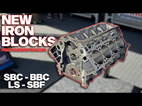Summit's Lineup Of New SPC Iron Blocks; SBC, BBC, LS, SBF | SEMA 2025