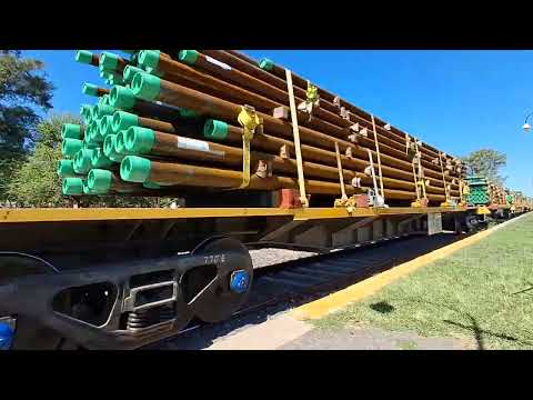 6628 - FEPSA - TREN DE CAÑOS DE GAS, PASANDO ARROYO SECO [ SANTA FE ] 