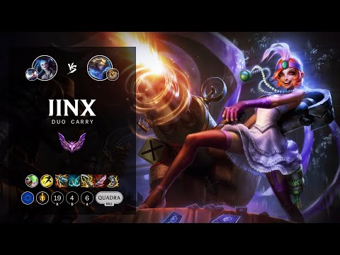 Jinx ADC vs Ezreal - EUW Master Patch 12.10