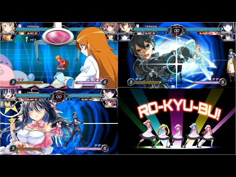 Dengeki Bunko Fighting Climax Ignition [PS3] All Ex Specials Moves and Climax Arts