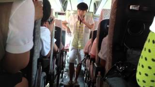 100313 Kacha TabiTrip - บ่ายสอง บนรถ bus1