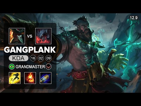 Gangplank vs Aatrox Top - BR Grandmaster - Patch 12.9 Season 12